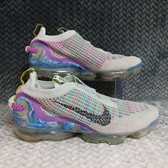 Nike Other - Nike Air VaporMax 2020 Flyknit Pure Platinum Multi Color Men's Shoes Size 11